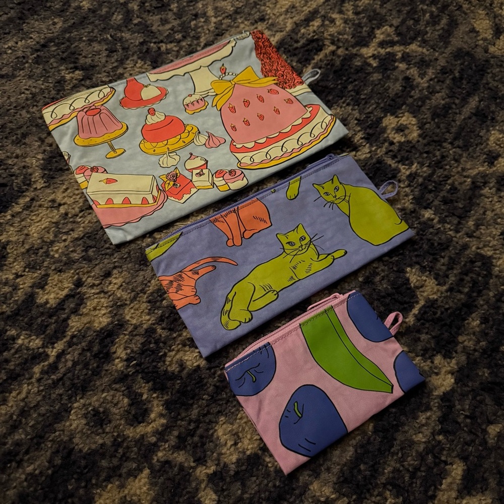 Baggu flat pouch set - Picture 4 of 5